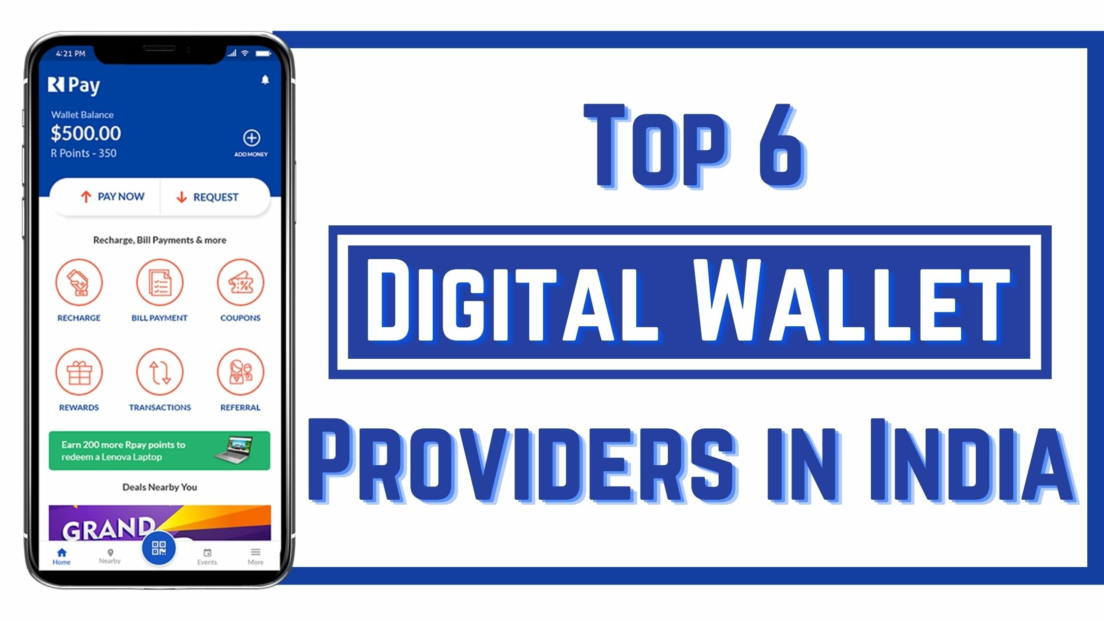 Top 6 Digital wallet providers in India
